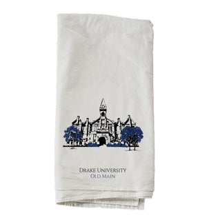 Sketch II Old Main Drake University Towel